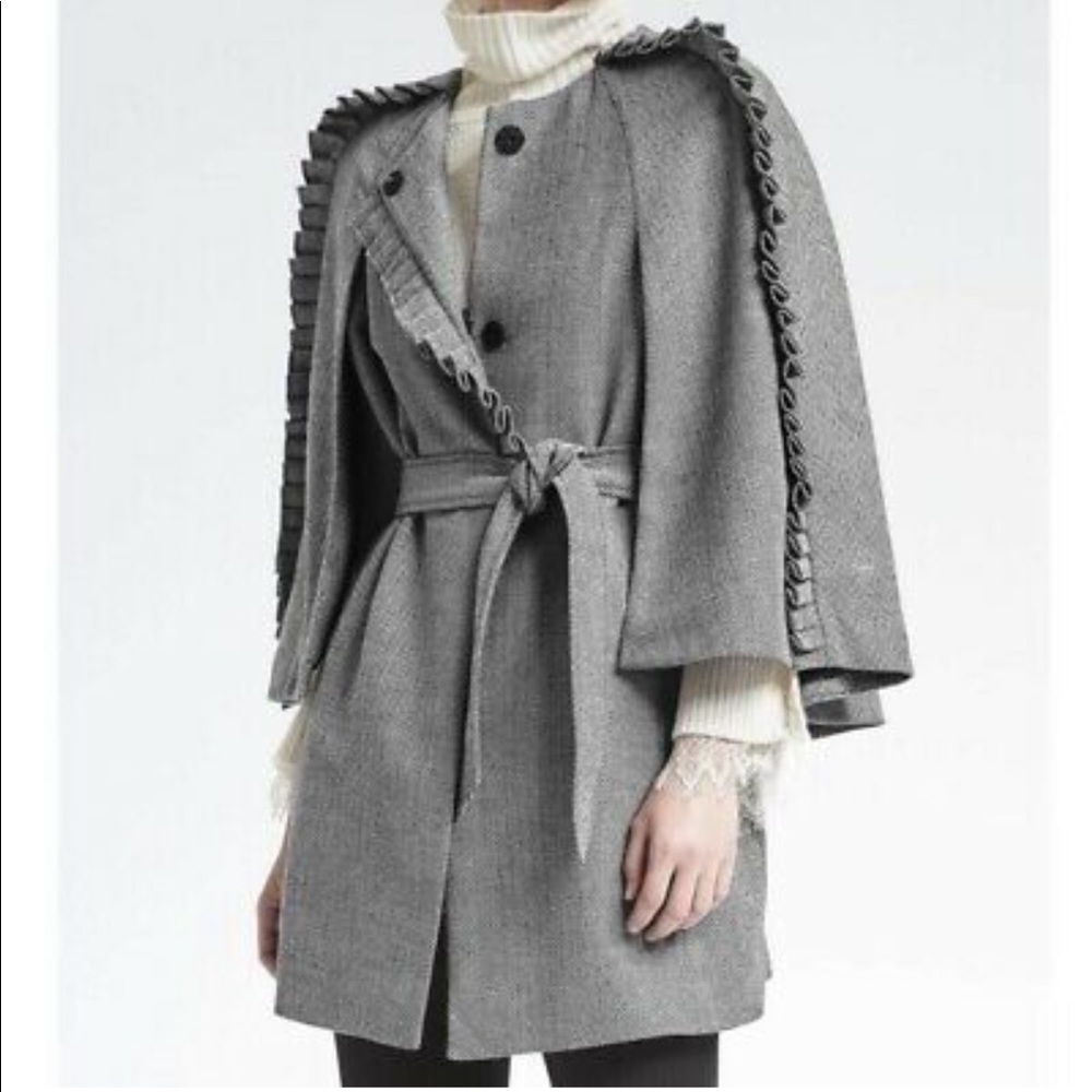 Banana Republic x Olivia Palermo Cape Coat XL